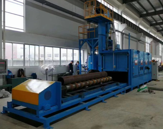 自贡喷砂机在管道除锈中的现场施工应用